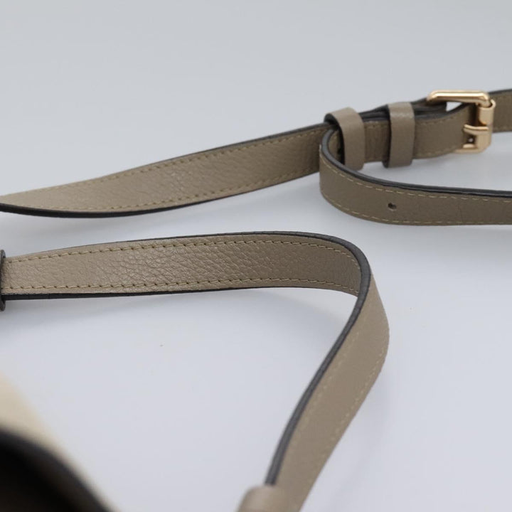 See by Chloe Shoulder Bag Leather Suede 2way Beige Gold am7344