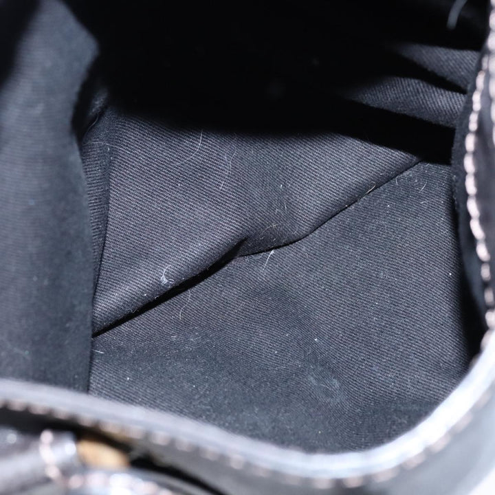Chloe Paddington Hand Bag Leather Gunmetal am7424