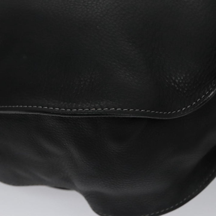 Chloe Mercy Hand Bag Leather Black Gold am7486