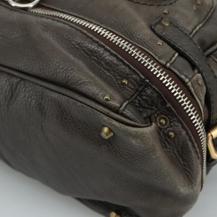 Chloe Paddington Shoulder Bag Leather Brown am7569