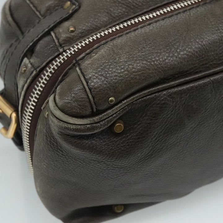 Chloe Paddington Shoulder Bag Leather Brown am7569