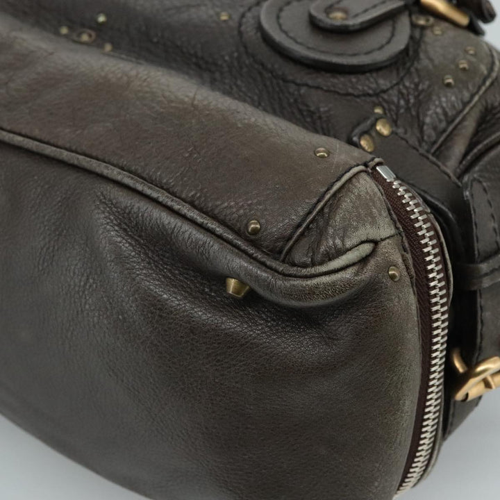 Chloe Paddington Shoulder Bag Leather Brown am7569