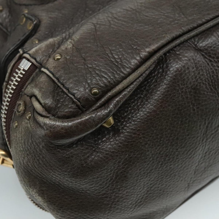 Chloe Paddington Shoulder Bag Leather Brown am7569