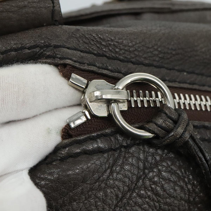 Chloe Paddington Shoulder Bag Leather Brown am7569