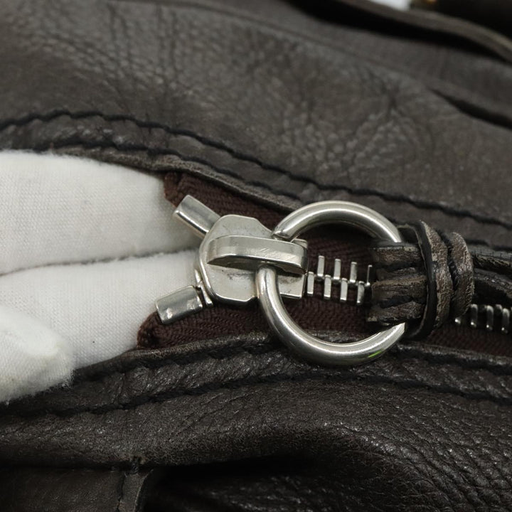 Chloe Paddington Shoulder Bag Leather Brown am7569