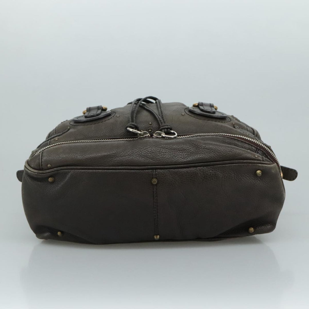 Chloe Paddington Shoulder Bag Leather Brown am7569