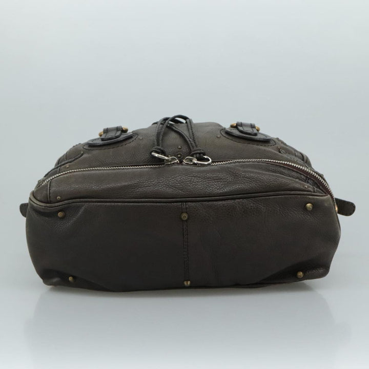 Chloe Paddington Shoulder Bag Leather Brown am7569