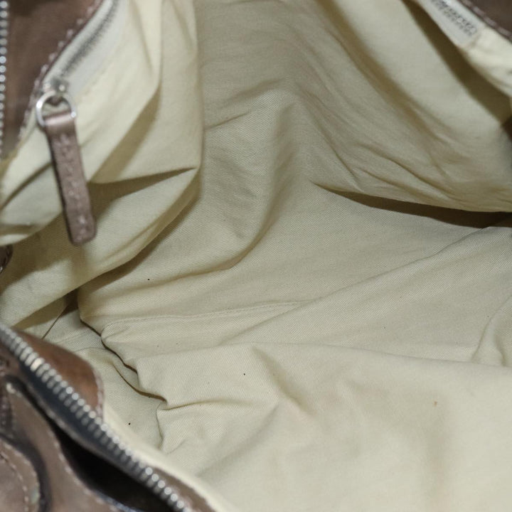 Chloe Paddington Tote Bag Leather Gold Tone am7570