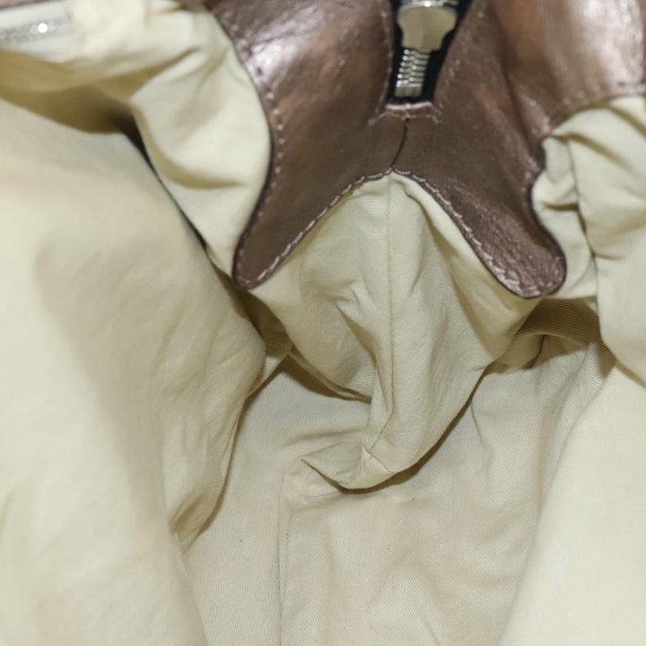 Chloe Paddington Tote Bag Leather Gold Tone am7570