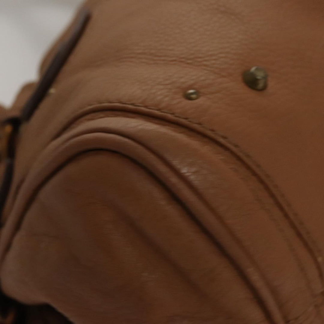 Chloe Paddington Hand Bag Leather Brown am7571