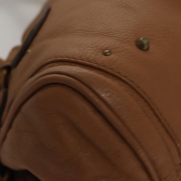 Chloe Paddington Hand Bag Leather Brown am7571