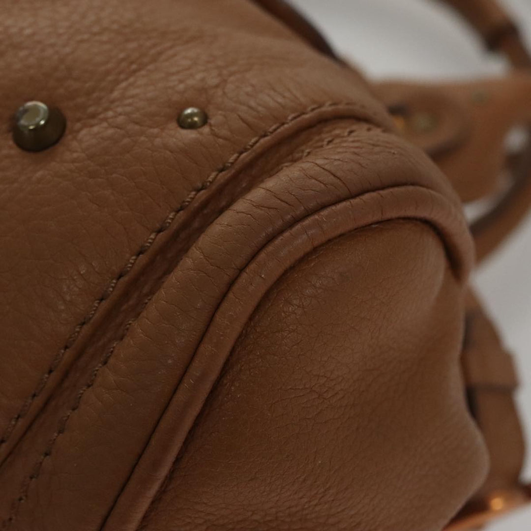 Chloe Paddington Hand Bag Leather Brown am7571