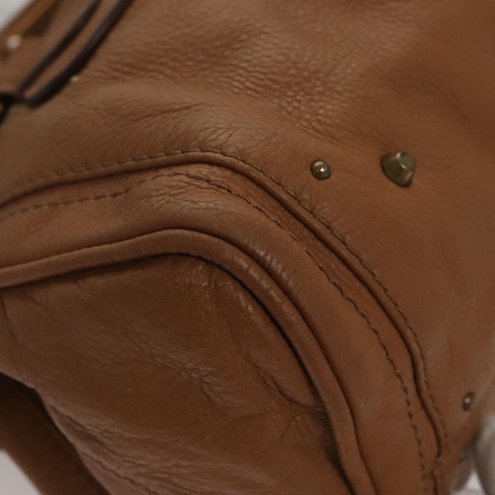 Chloe Paddington Hand Bag Leather Brown am7571