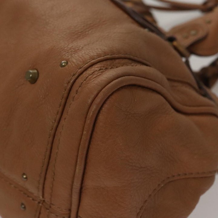 Chloe Paddington Hand Bag Leather Brown am7571