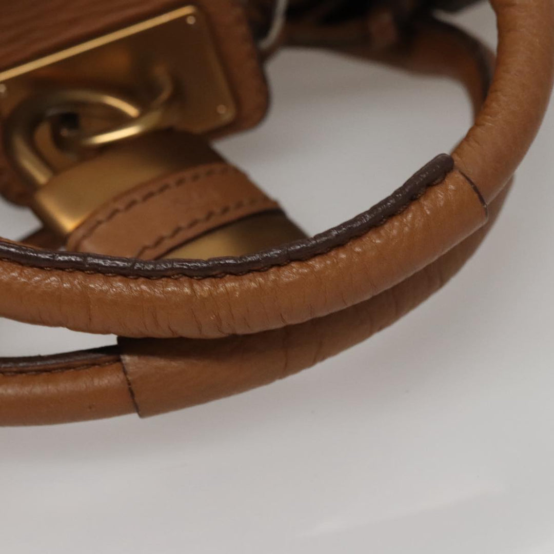 Chloe Paddington Hand Bag Leather Brown am7571
