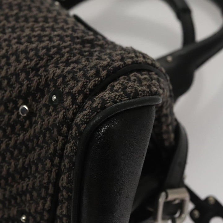 Chloe Paddington Hand Bag Canvas Gray Silver am7572