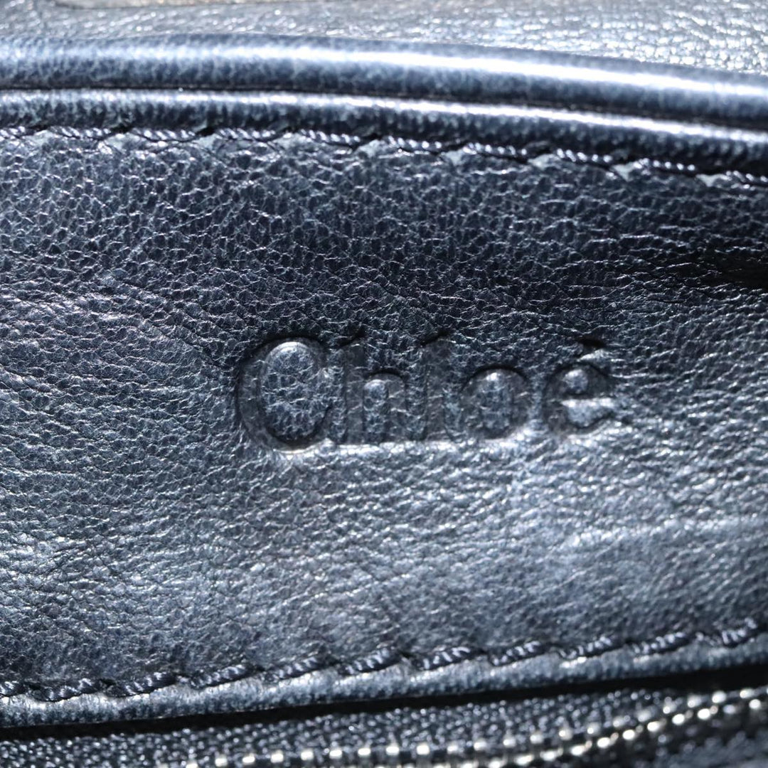 Chloe Paddington Hand Bag Canvas Gray Silver am7572