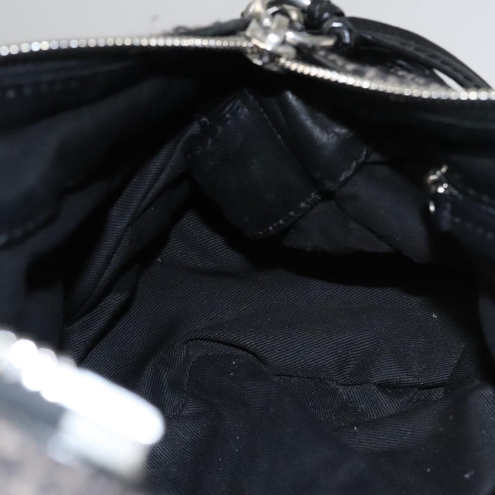 Chloe Paddington Hand Bag Canvas Gray Silver am7572