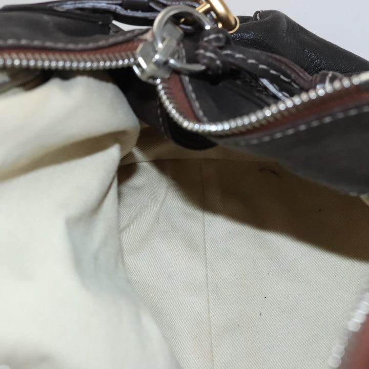 Chloe Paddington Hand Bag Leather Brown am7592