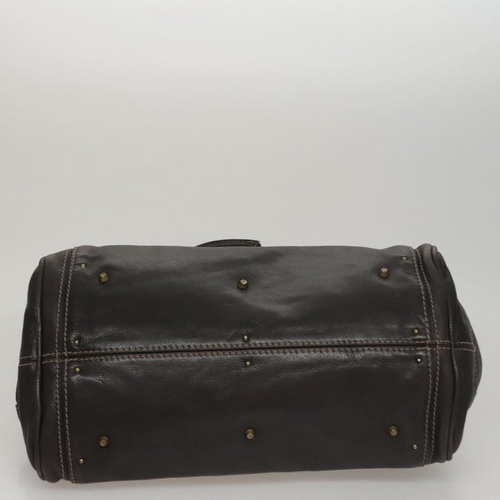 Chloe Paddington Hand Bag Leather Brown am7592