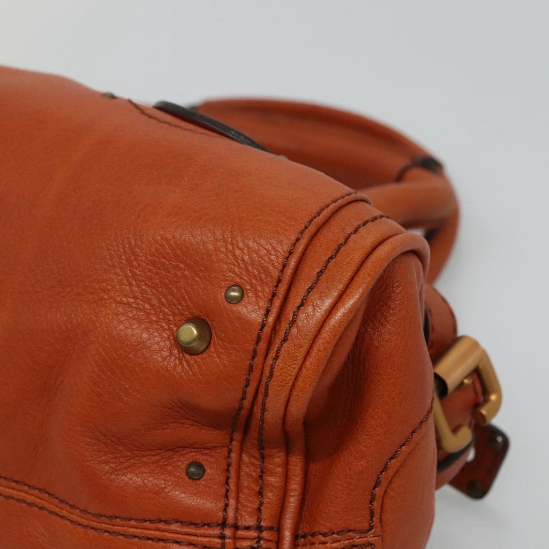 Chloe Paddington mini Hand Bag Leather Brown am7622