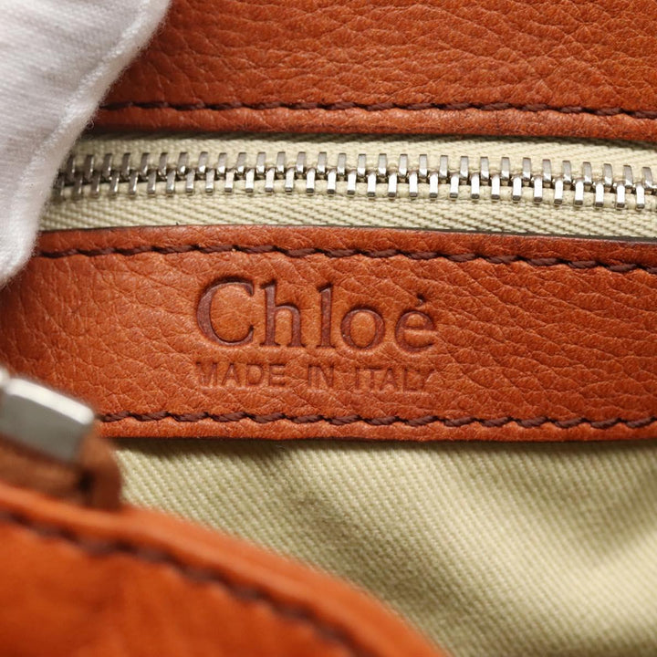 Chloe Paddington mini Hand Bag Leather Brown am7622