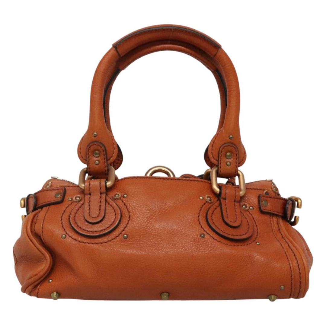 Chloe Paddington mini Hand Bag Leather Brown am7622