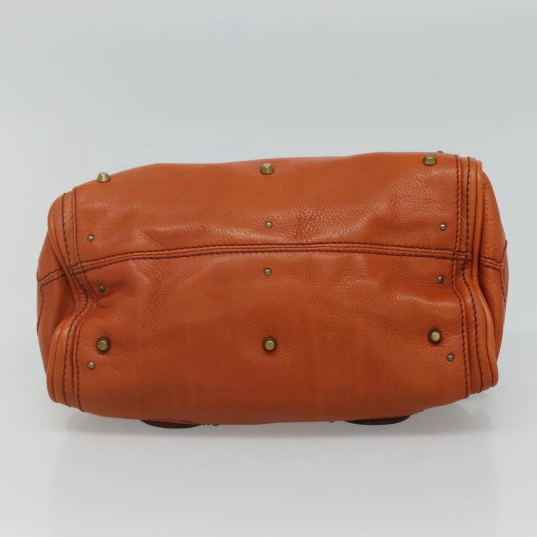 Chloe Paddington mini Hand Bag Leather Brown am7622