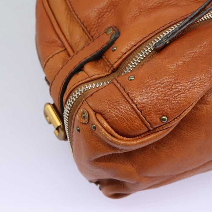 Chloe Paddington Hand Bag Leather Brown am7626