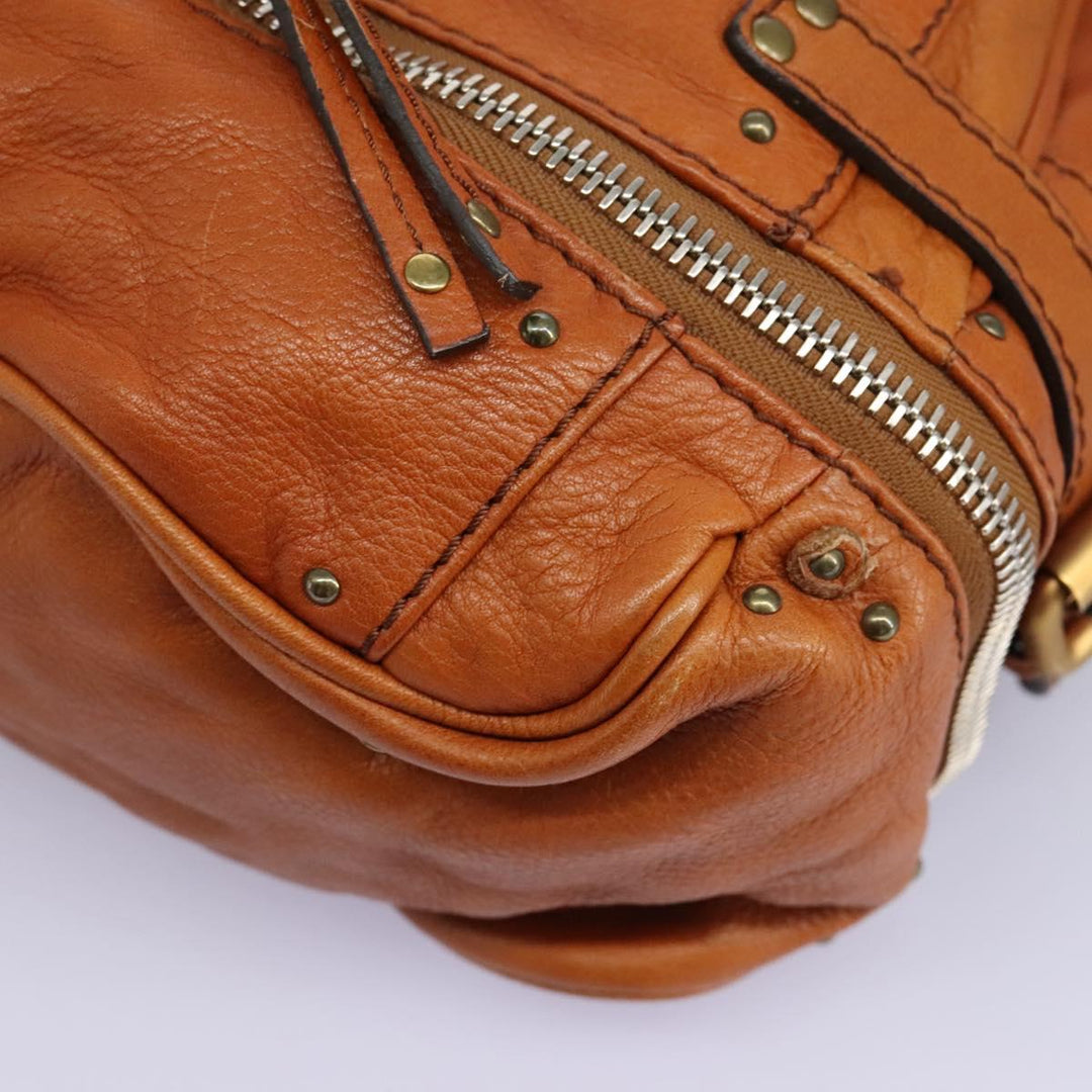 Chloe Paddington Hand Bag Leather Brown am7626