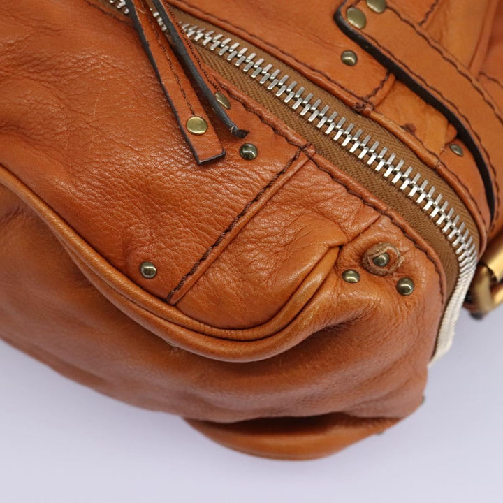 Chloe Paddington Hand Bag Leather Brown am7626