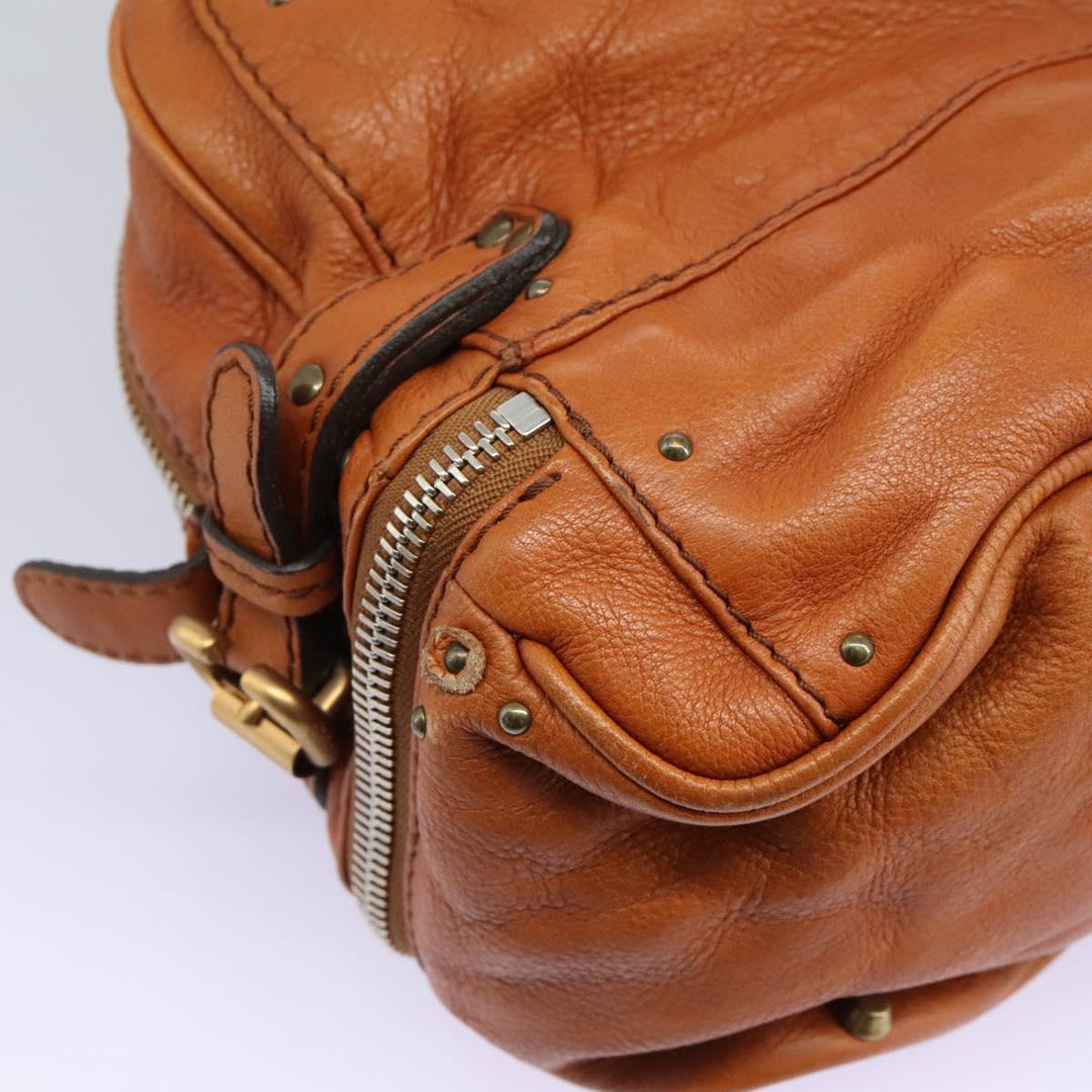 Chloe Paddington Hand Bag Leather Brown am7626
