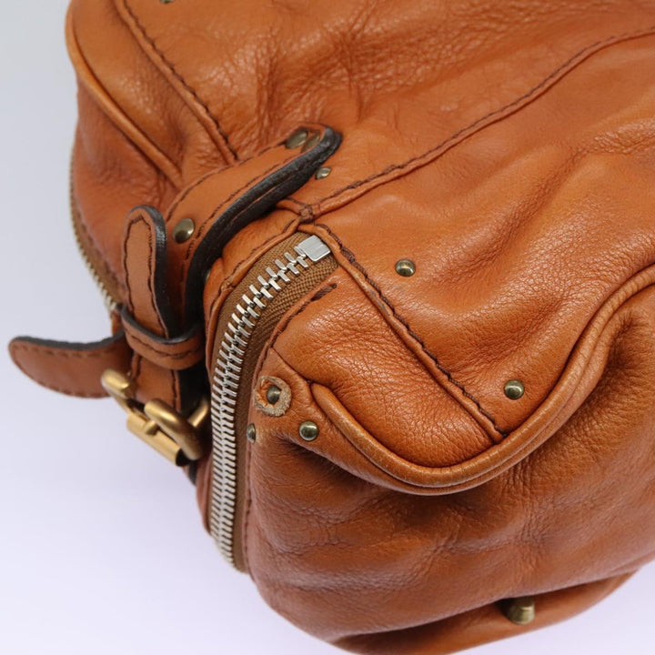 Chloe Paddington Hand Bag Leather Brown am7626