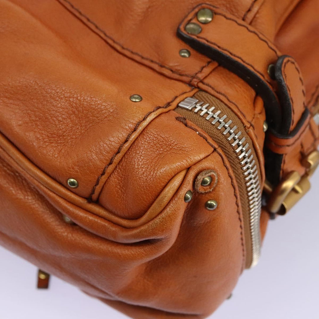 Chloe Paddington Hand Bag Leather Brown am7626