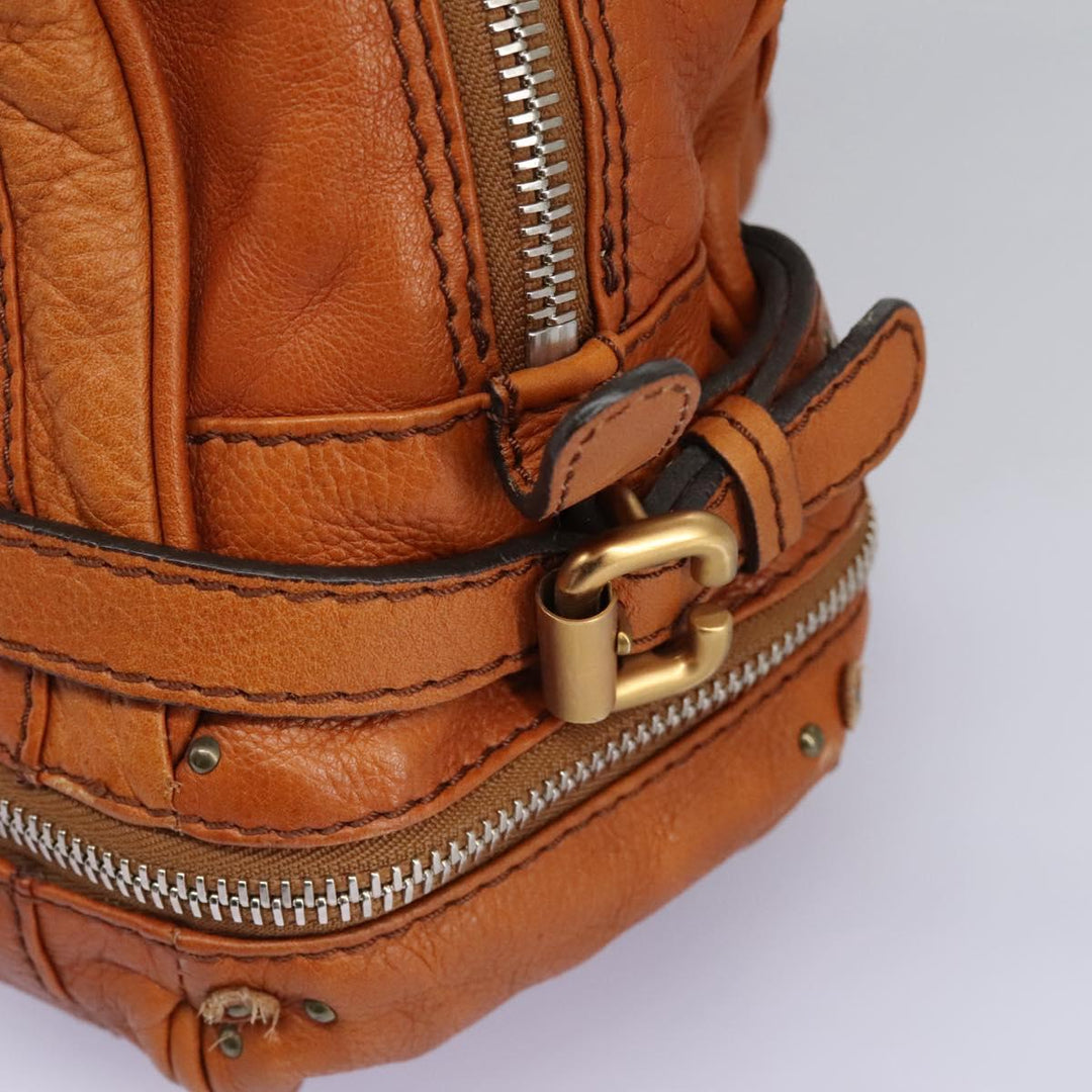 Chloe Paddington Hand Bag Leather Brown am7626