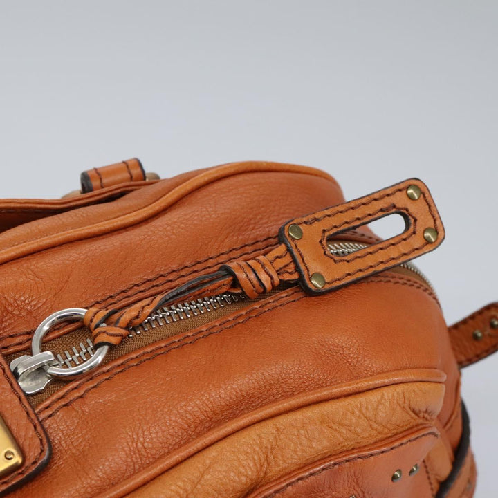 Chloe Paddington Hand Bag Leather Brown am7626