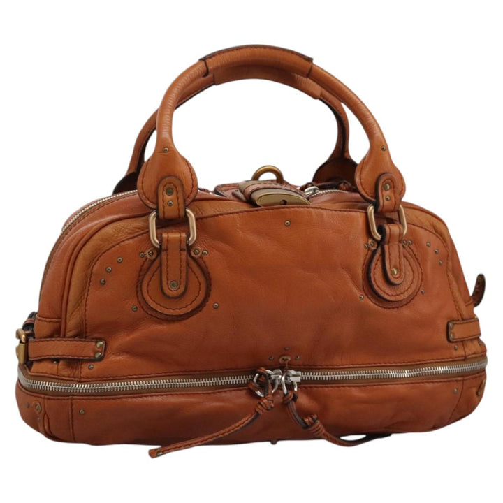 Chloe Paddington Hand Bag Leather Brown am7626