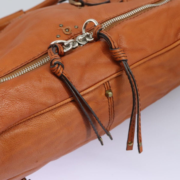 Chloe Paddington Hand Bag Leather Brown am7626