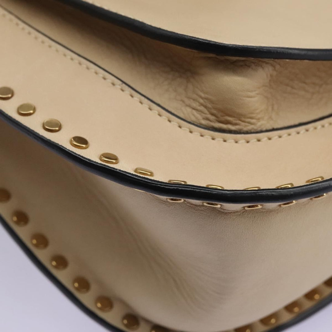 Chloe Sac Porte Shoulder Bag Leather Beige am7635