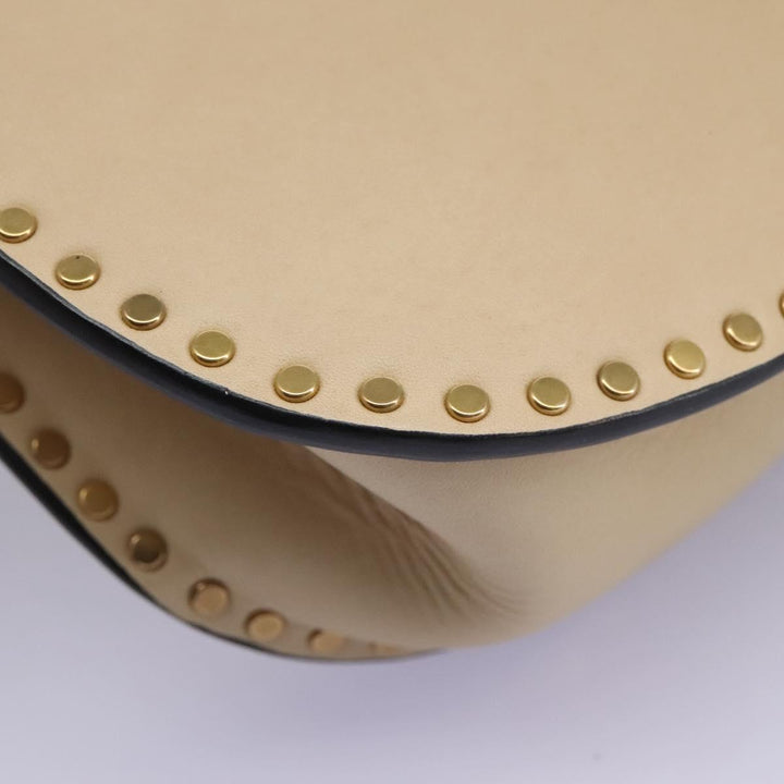 Chloe Sac Porte Shoulder Bag Leather Beige am7635