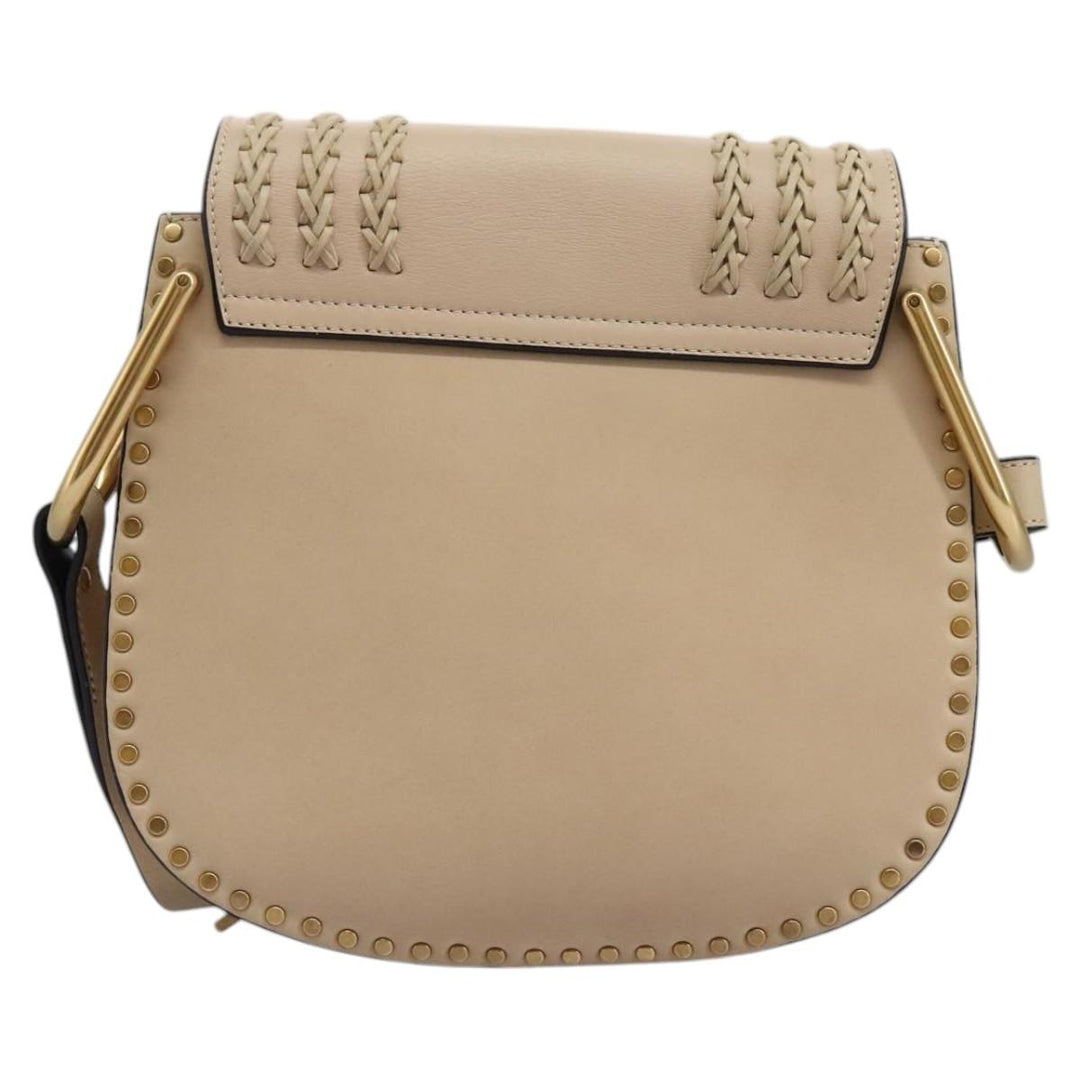 Chloe Sac Porte Shoulder Bag Leather Beige am7635
