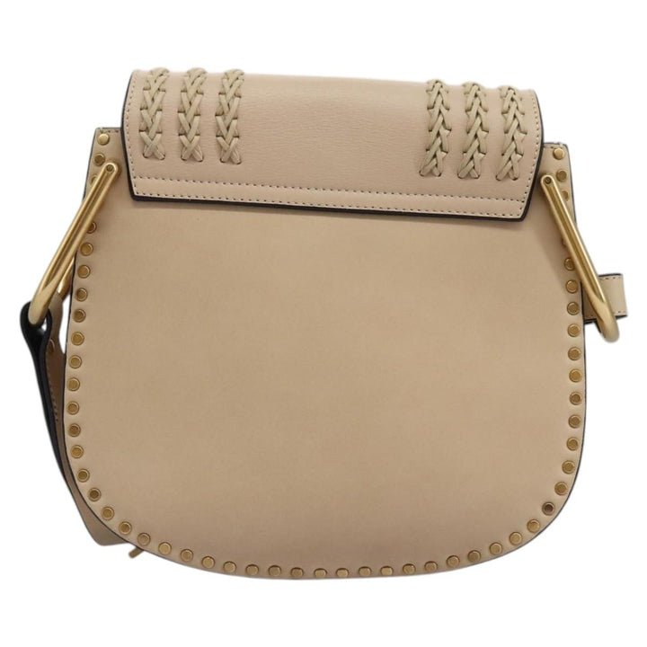 Chloe Sac Porte Shoulder Bag Leather Beige am7635