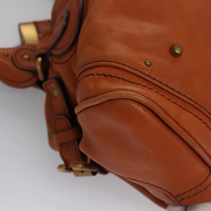 Chloe Paddington Hand Bag Leather Brown am7673