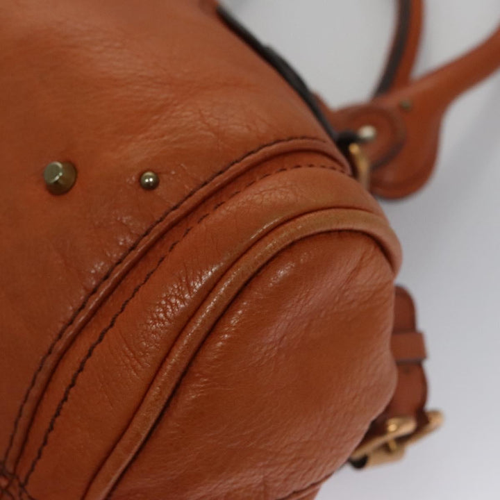 Chloe Paddington Hand Bag Leather Brown am7673