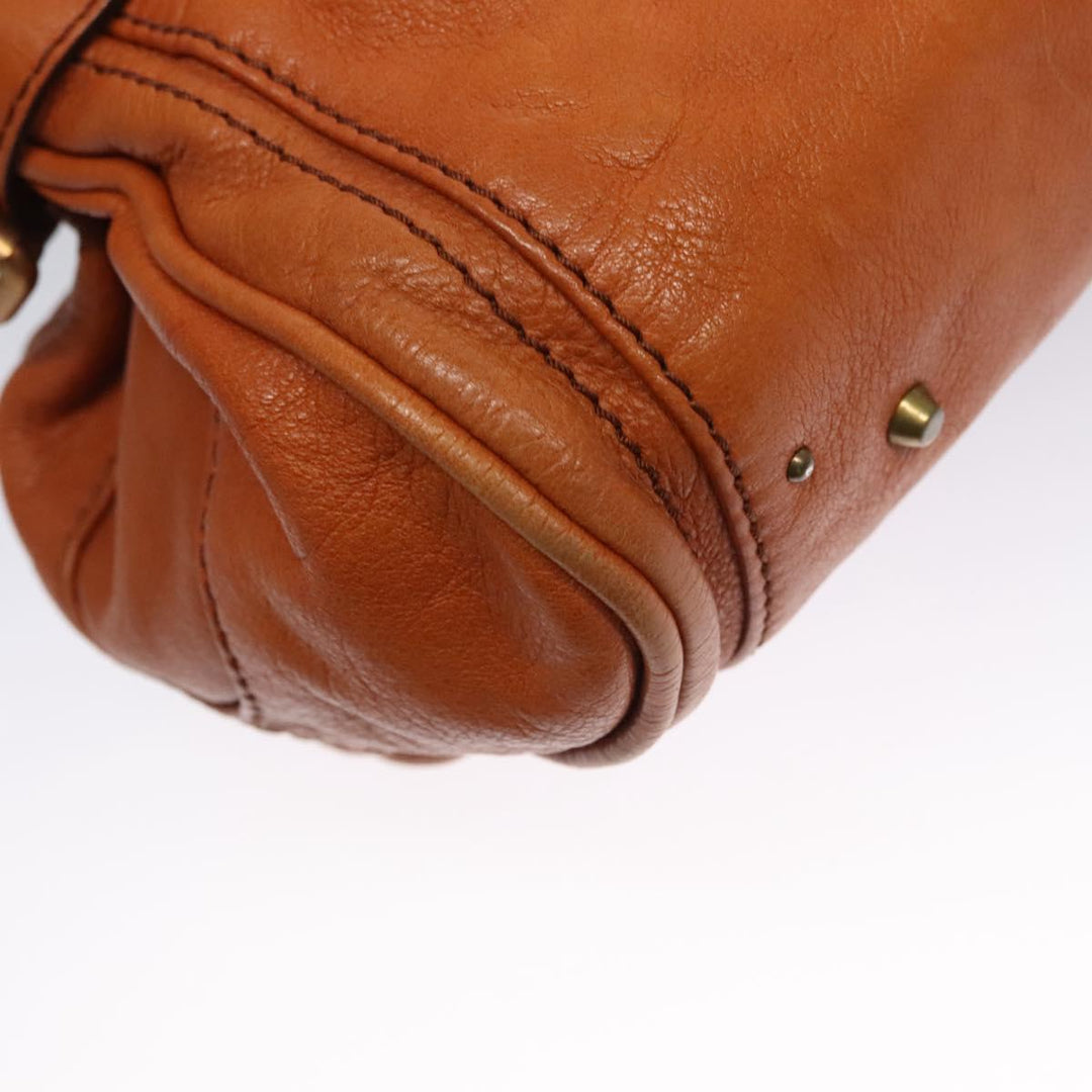 Chloe Paddington Hand Bag Leather Brown am7673
