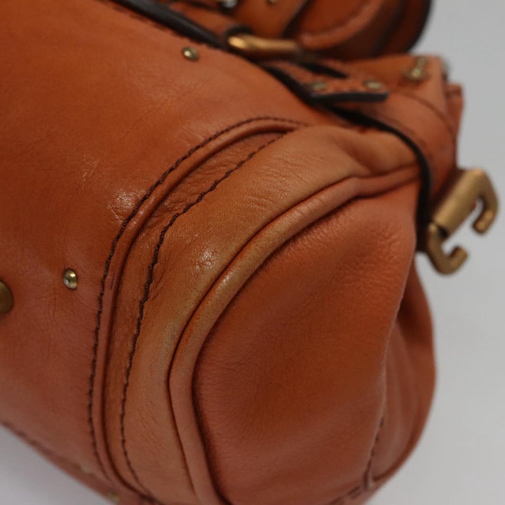 Chloe Paddington Hand Bag Leather Brown am7673
