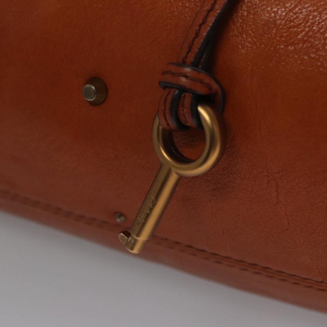 Chloe Paddington Hand Bag Leather Brown am7673