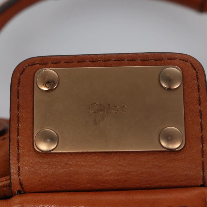 Chloe Paddington Hand Bag Leather Brown am7673