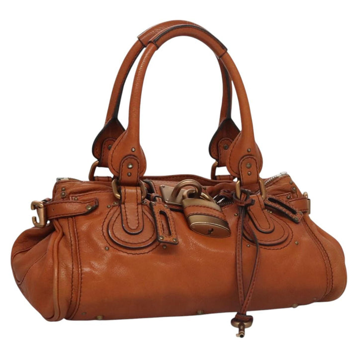 Chloe Paddington Hand Bag Leather Brown am7673
