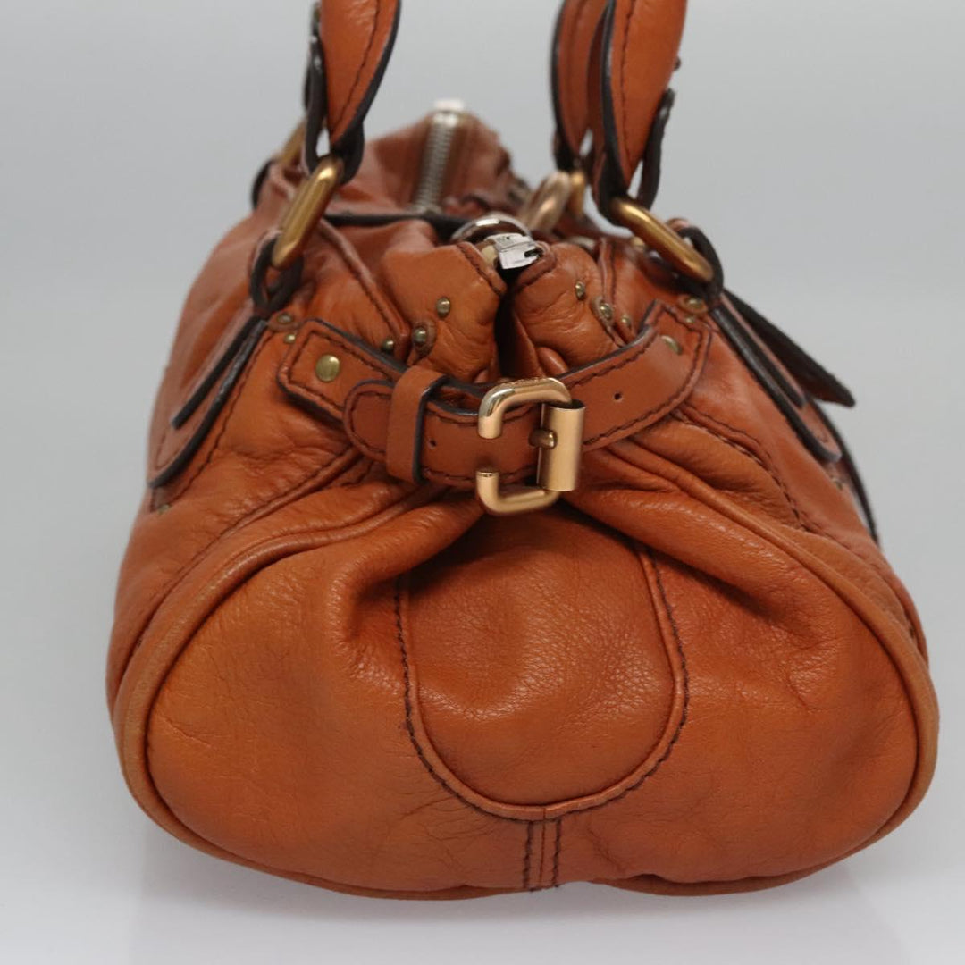Chloe Paddington Hand Bag Leather Brown am7673
